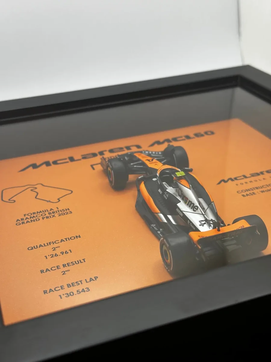 Lando Norris McLaren MCL60 - Livrée Silverstone