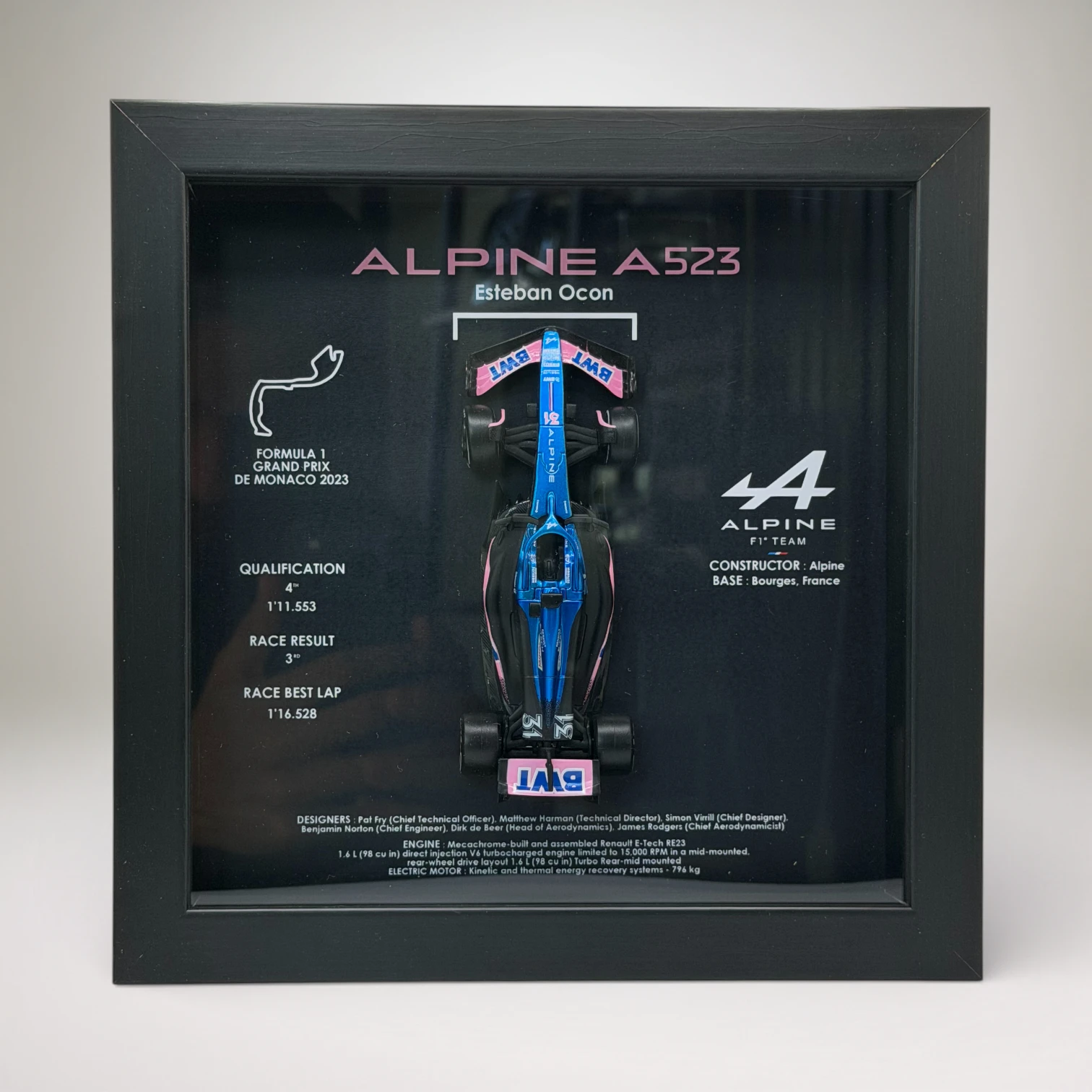 Esteban Ocon Alpine A523 - Monaco GP 2023