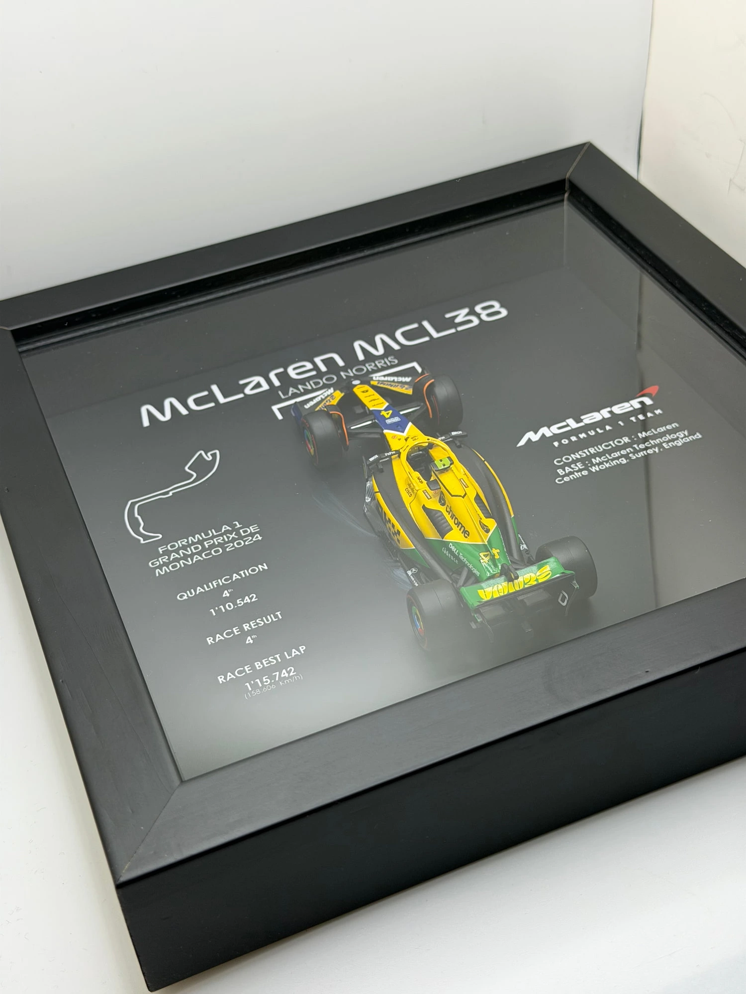 GP de Monaco 2024 - Lando Norris - McLaren (livrée spéciale Senna) 3 GP de Monaco 2024 - Lando Norris - McLaren (livrée spéciale Senna) – Image 3