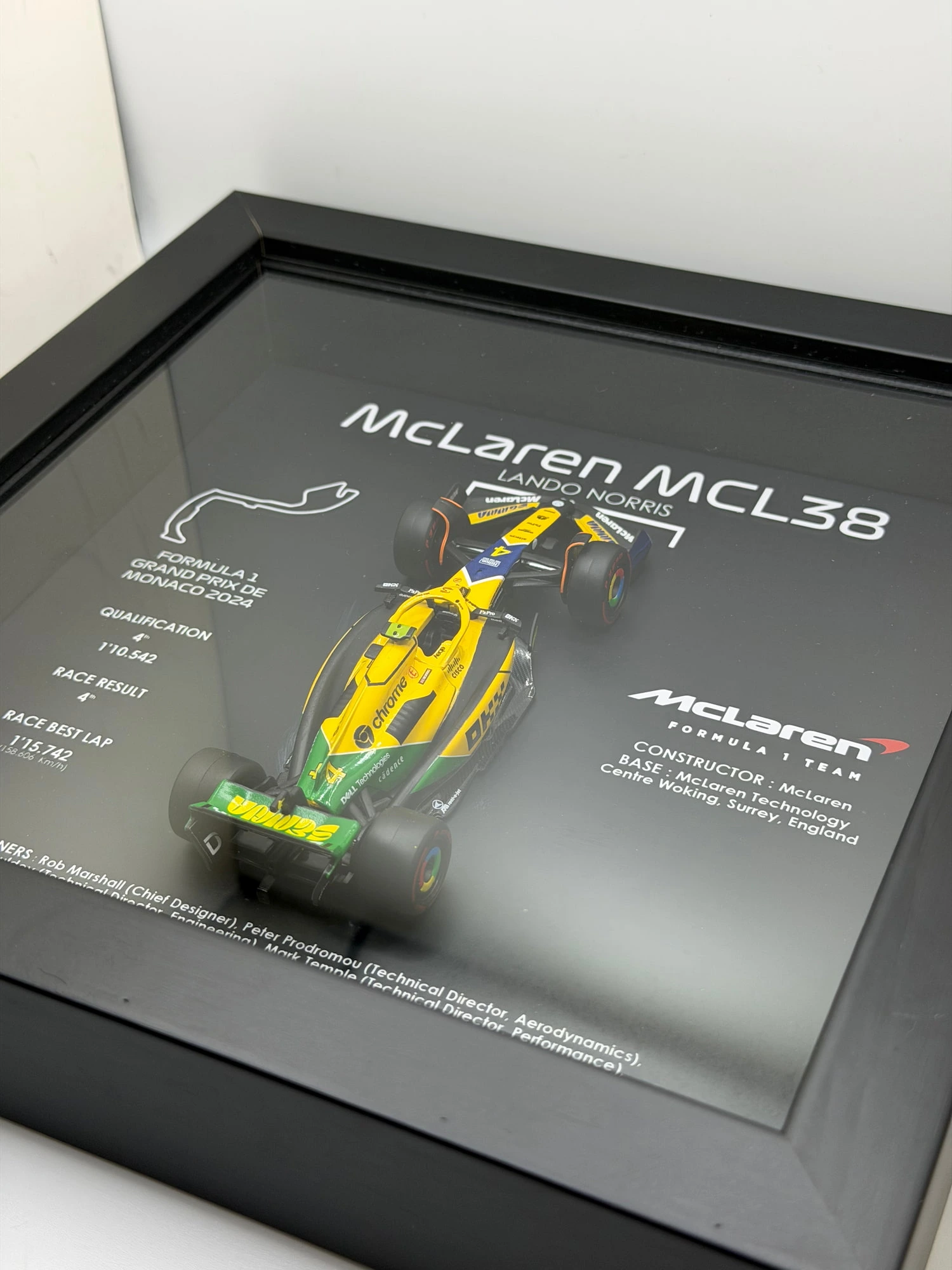 GP de Monaco 2024 - Lando Norris - McLaren (livrée spéciale Senna) 4 GP de Monaco 2024 - Lando Norris - McLaren (livrée spéciale Senna) – Image 4