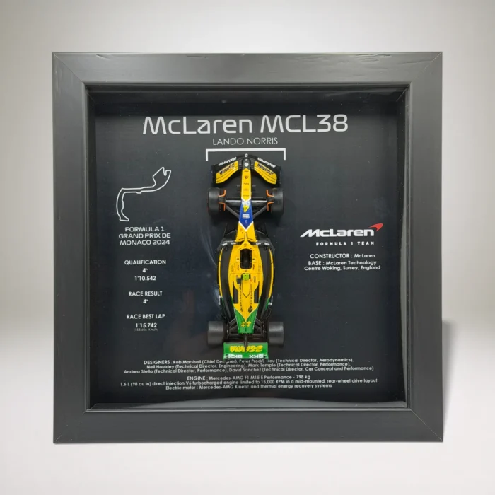 GP de Monaco 2024 - Lando Norris - McLaren (livrée spéciale Senna)